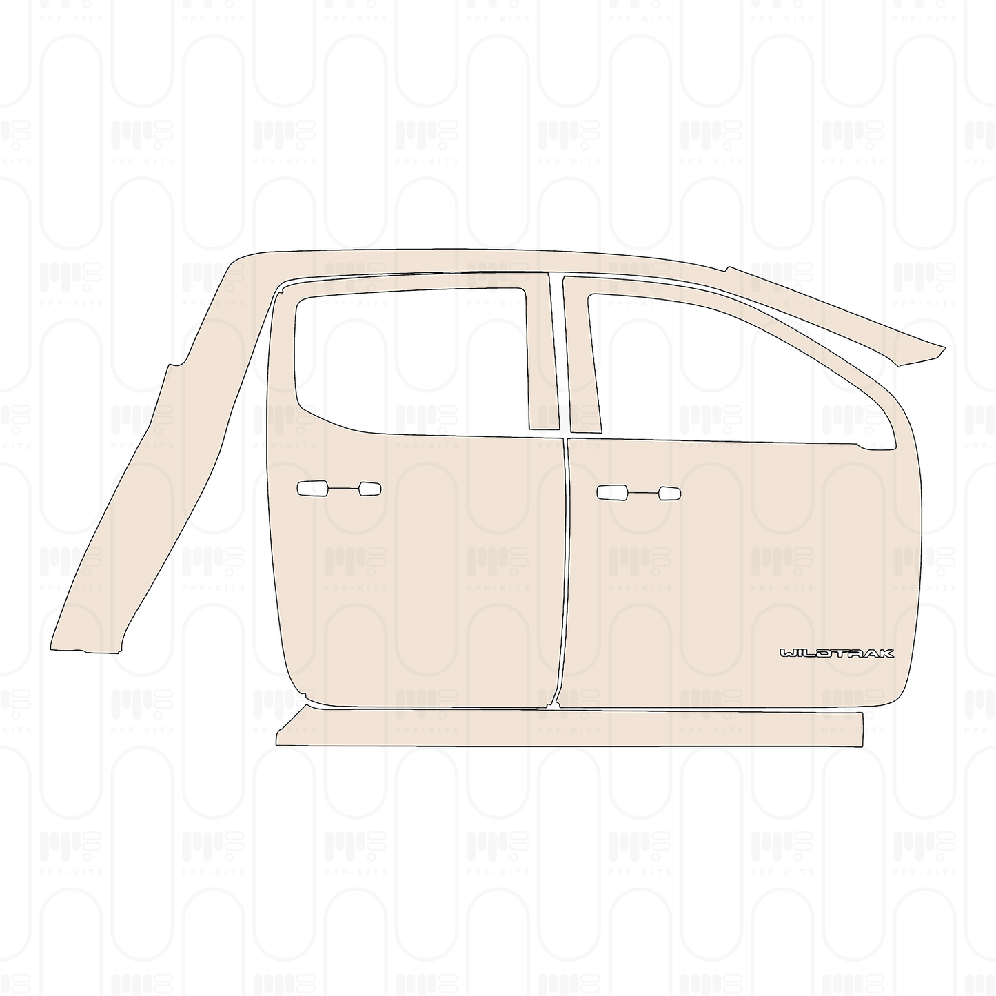 Pre-Cut PPF Ford Ranger (EU) Wildtrak 2026