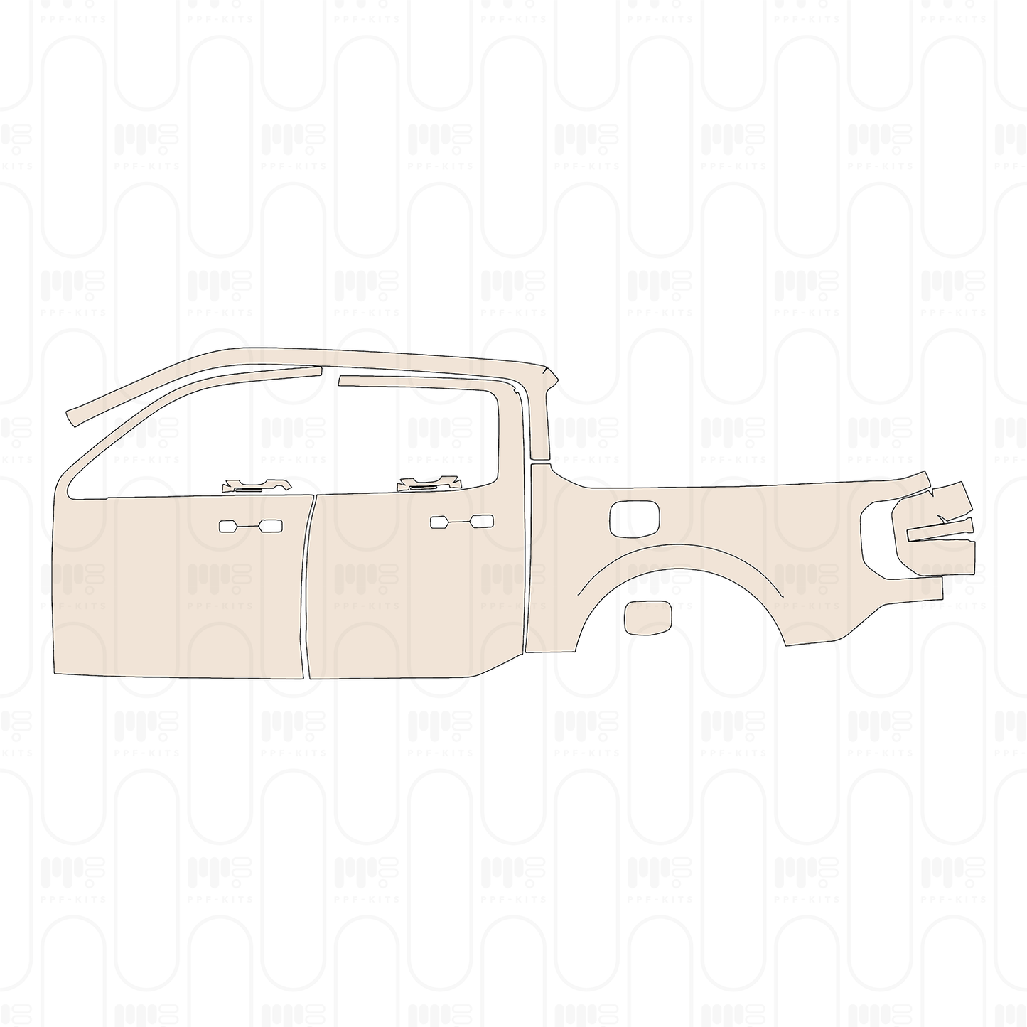 Pre-Cut PPF Ford Maverick XLT 2026