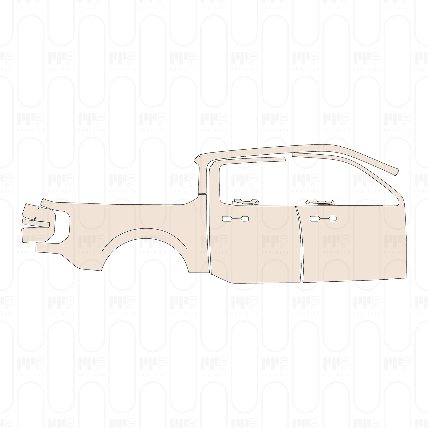 Pre-Cut PPF Ford Maverick XLT 2026