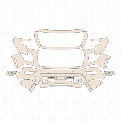 GMC Yukon AT4 2025 – Pellicola protettiva PPF pretagliata