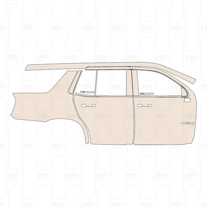 GMC Yukon AT4 2025 – Pellicola protettiva PPF pretagliata