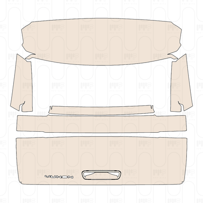 GMC Yukon AT4 2025 – Pellicola protettiva PPF pretagliata