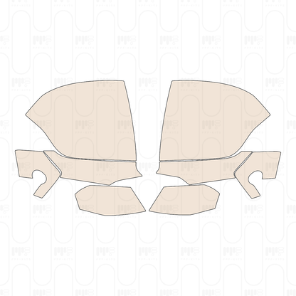 GMC Yukon AT4 2025 – Pellicola protettiva PPF pretagliata