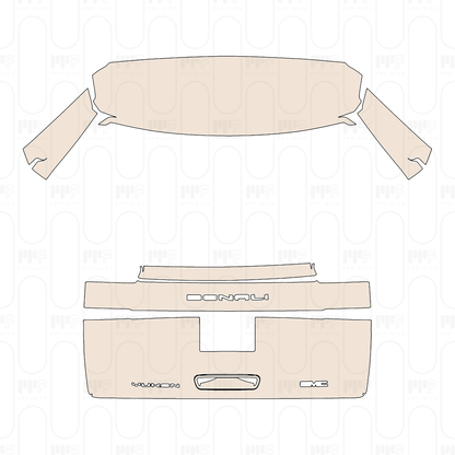 GMC Yukon Elevation 2025 – Pellicola protettiva PPF pretagliata