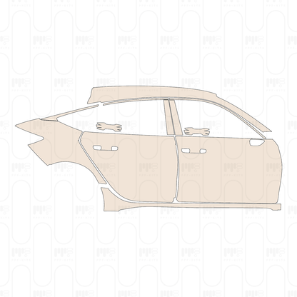 Hyundai Tucson (US) Base 2025 – Pellicola protettiva PPF pretagliata