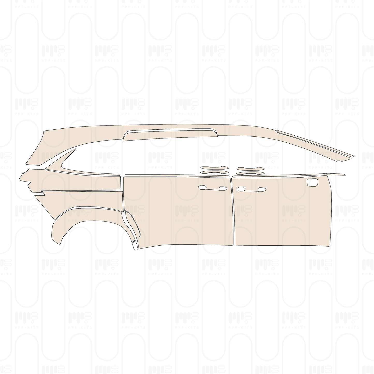 Pre-Cut PPF Hyundai Custin 2025