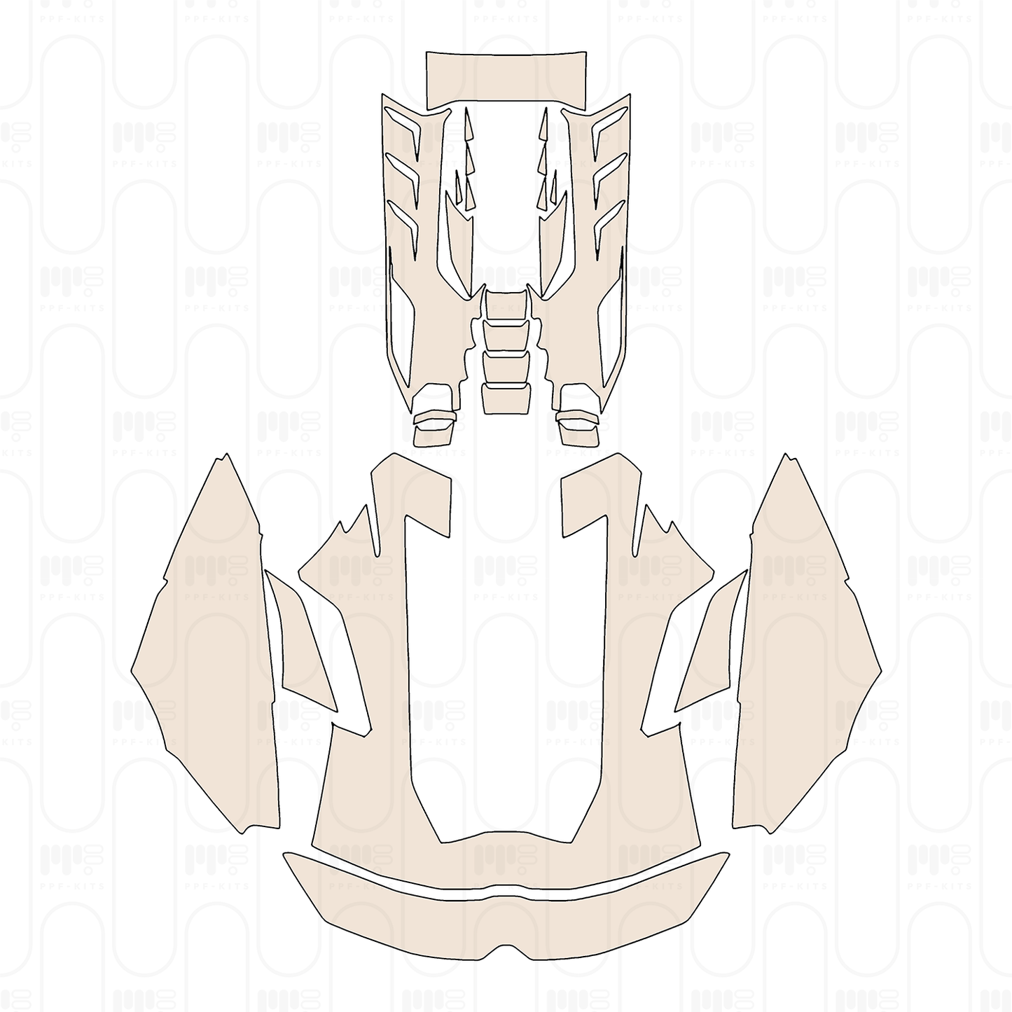 Lamborghini Revuelto 2025 – Pellicola protettiva PPF pretagliata