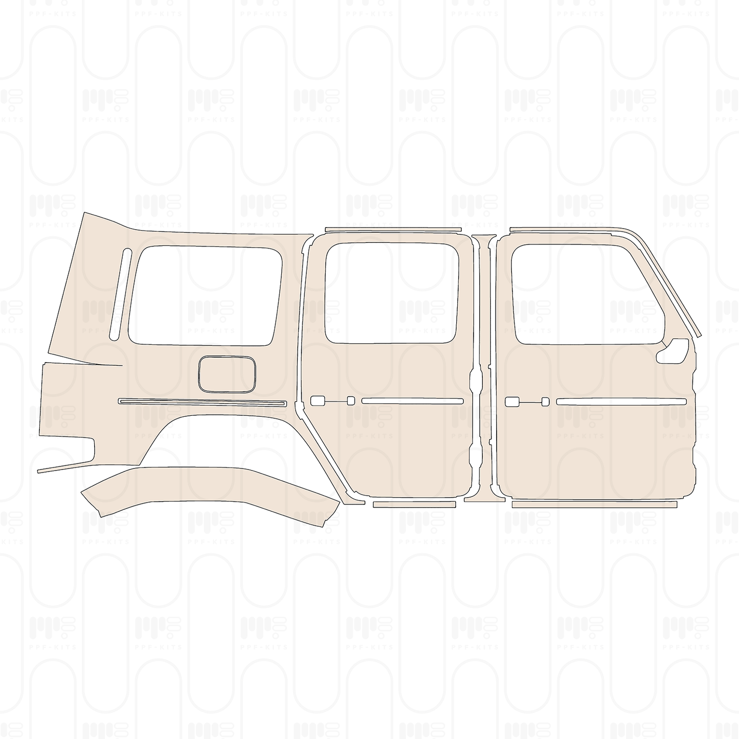 Pre-Cut PPF Mercedes-Benz G Class G450 (2027) Base 2026