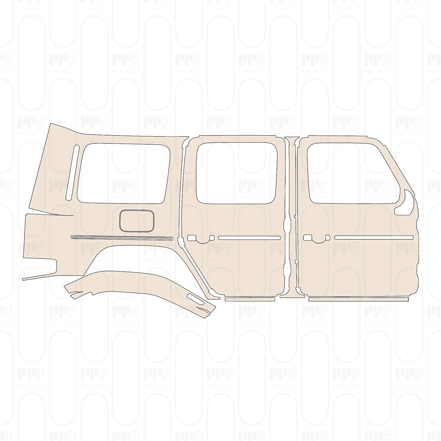 Pre-Cut PPF Mercedes-Benz G Class G 580 mit EQ Technologie (2027) AMG Line 2026