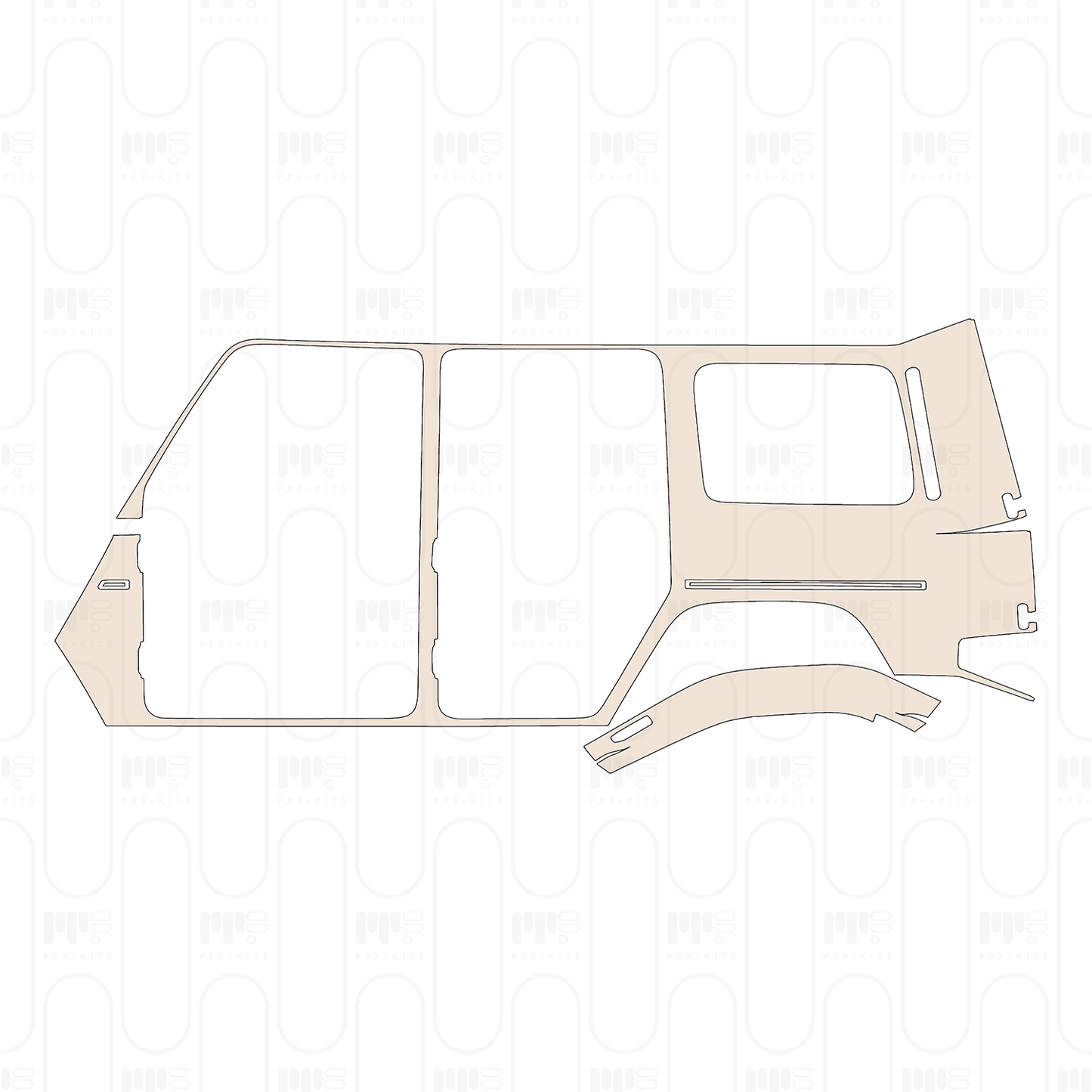 Pre-Cut PPF Mercedes-Benz G Class G 580 mit EQ Technologie (2027) AMG Line 2026