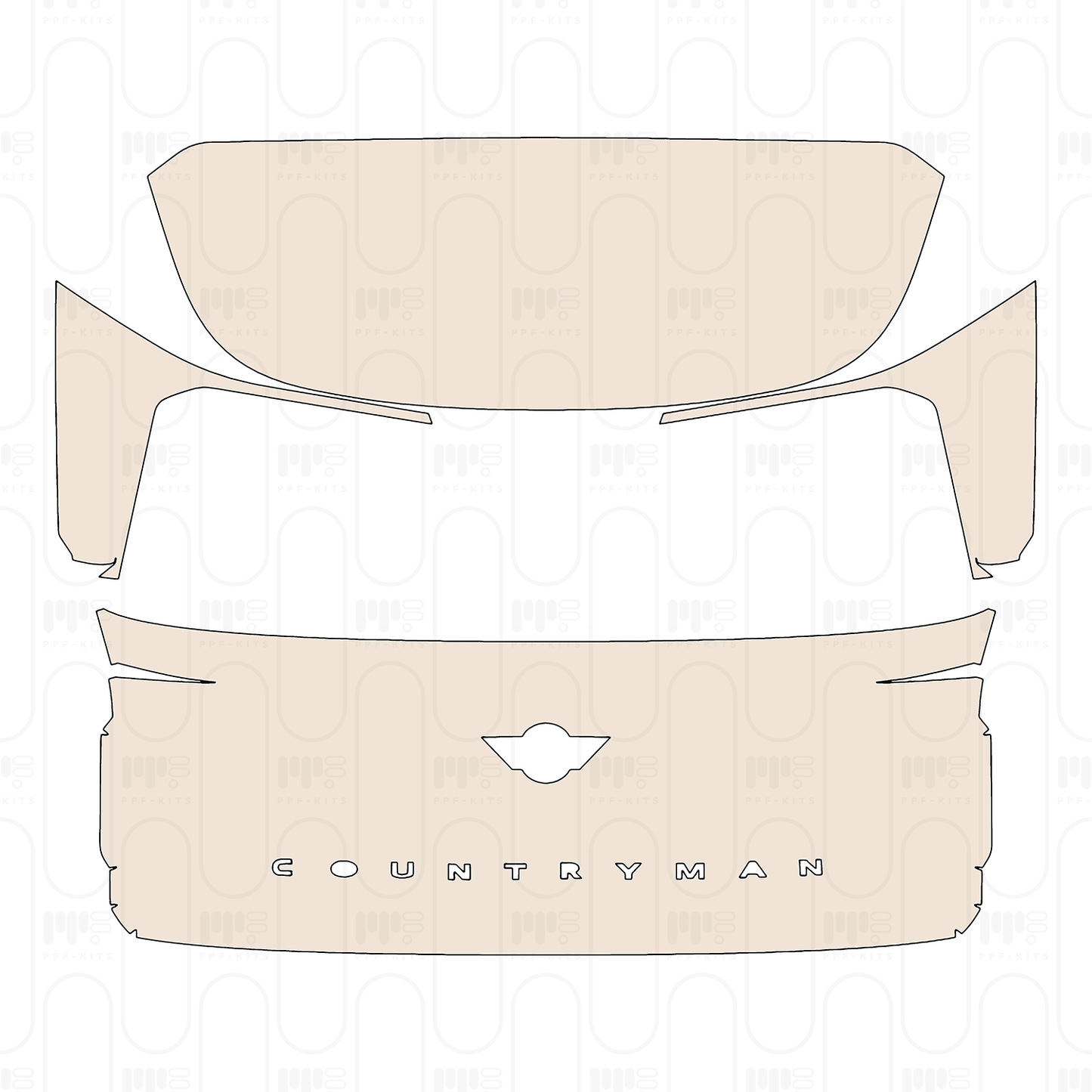 Pre-Cut PPF MINI Countryman E Classic 2025