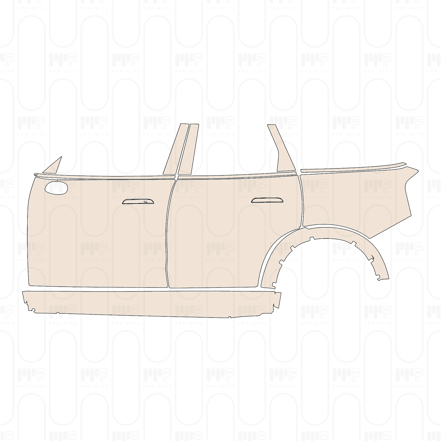Pre-Cut PPF MINI Countryman E Sport 2025