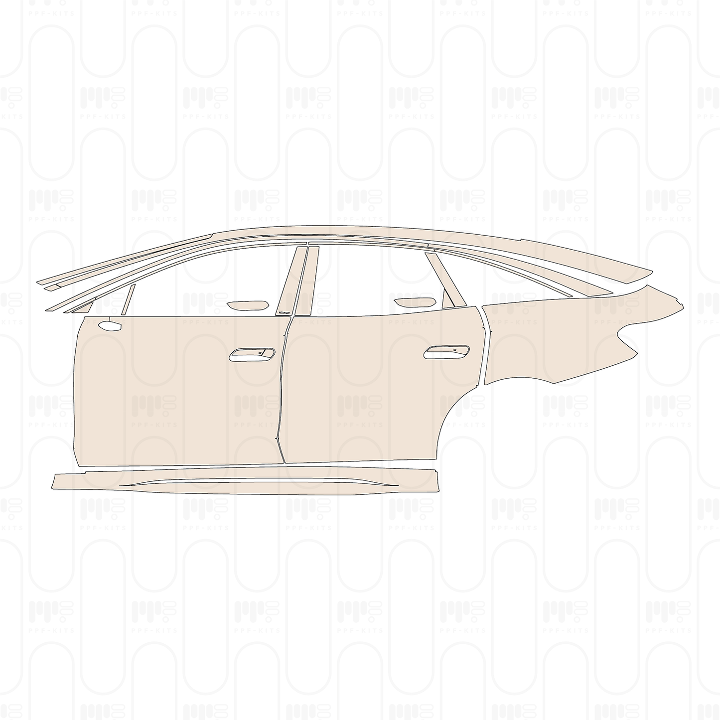 Pre-Cut PPF Volkswagen ID.7 GTX 2025