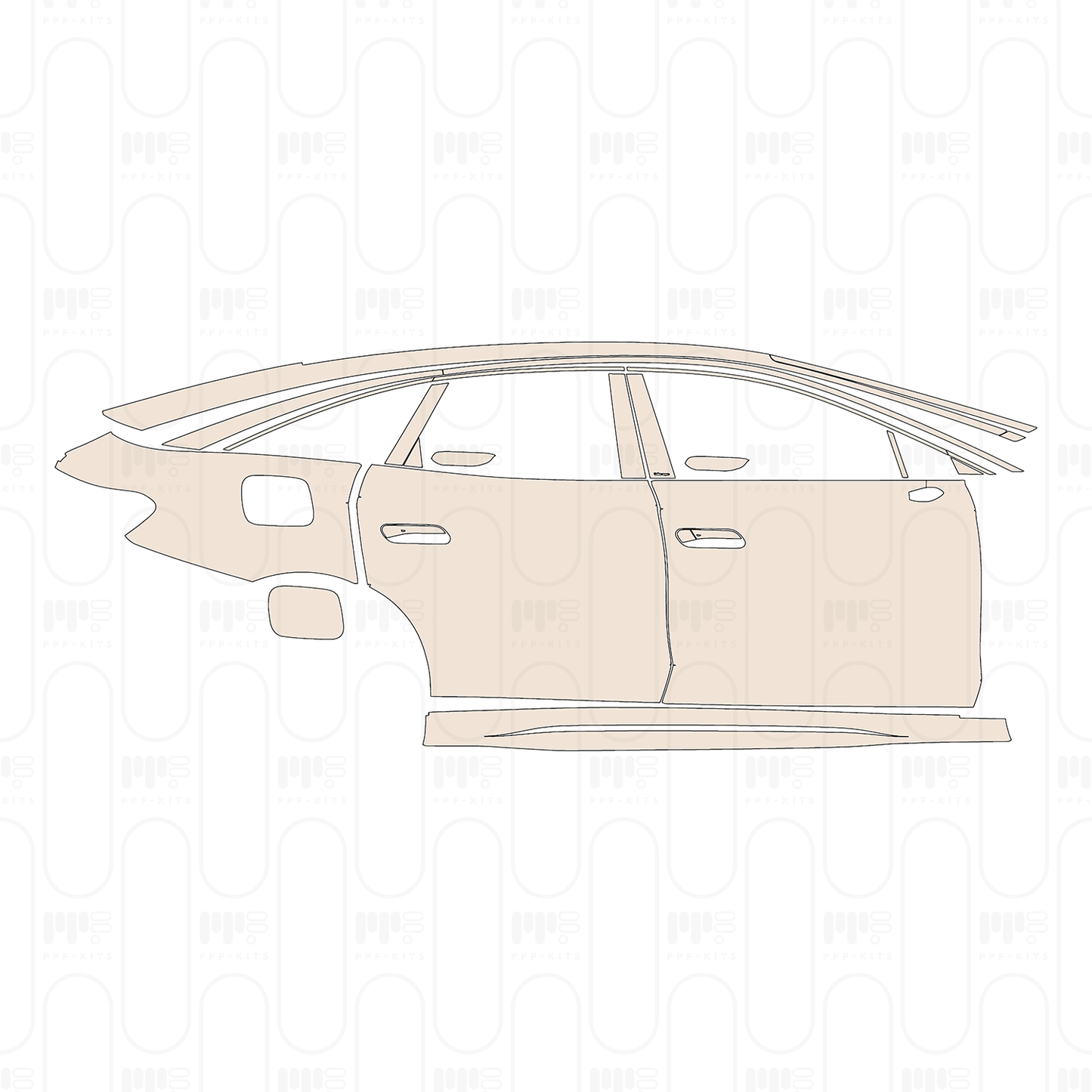 Pre-Cut PPF Volkswagen ID.7 GTX 2025