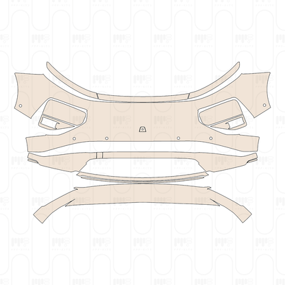Xpeng G9 2025 – Pellicola protettiva PPF pretagliata