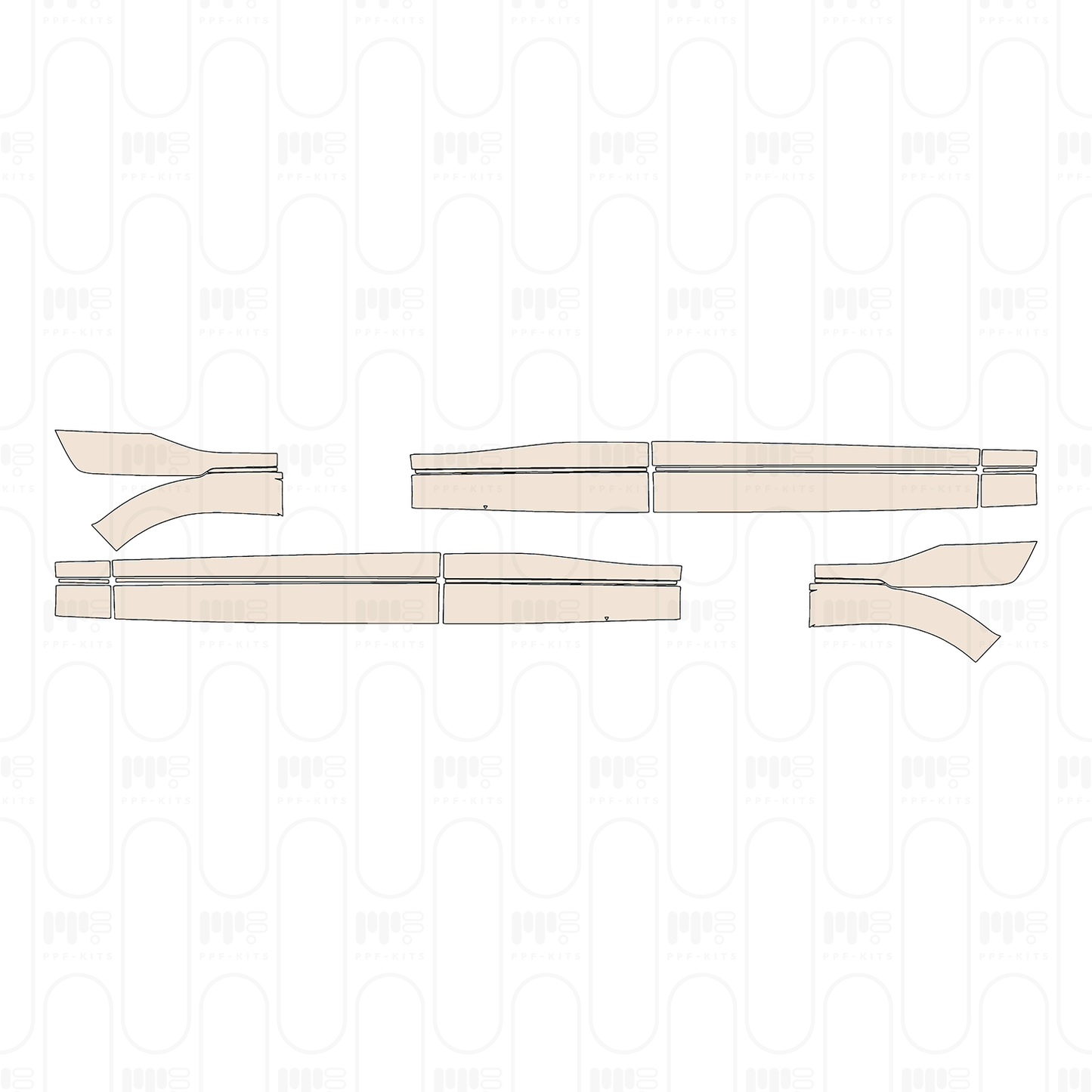 Xpeng G9 2025 – Pellicola protettiva PPF pretagliata