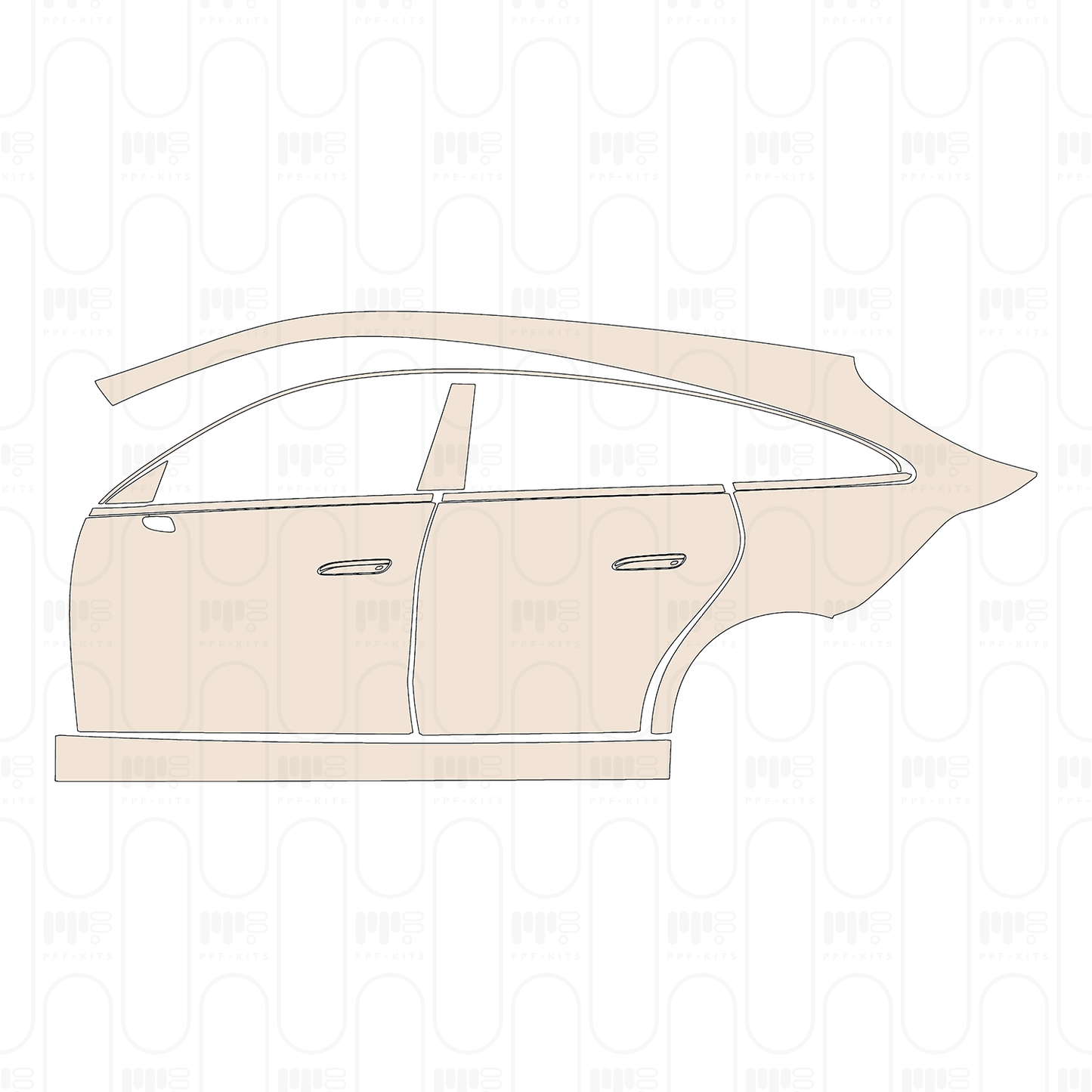 Pre-Cut PPF Mercedes-Benz CLA Shooting Brake Electric Base 2026