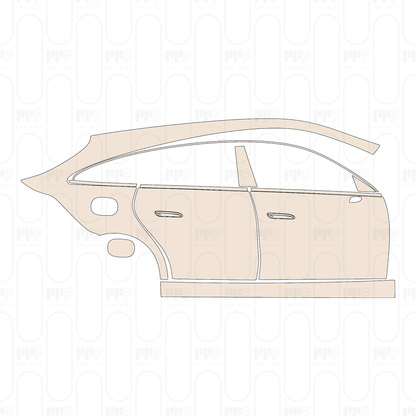Pre-Cut PPF Mercedes-Benz CLA Shooting Brake Electric Base 2026