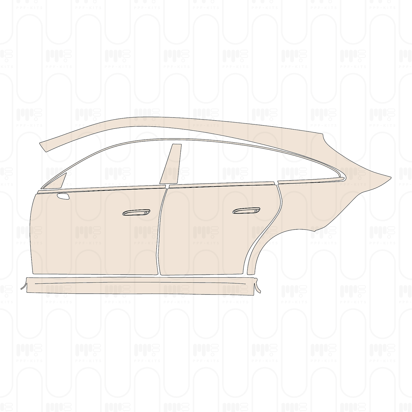 Pre-Cut PPF Mercedes-Benz CLA Shooting Brake Electric AMG Line 2026