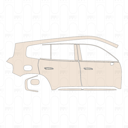 Pre-Cut PPF Mercedes-Benz GLB Electric Base 2026