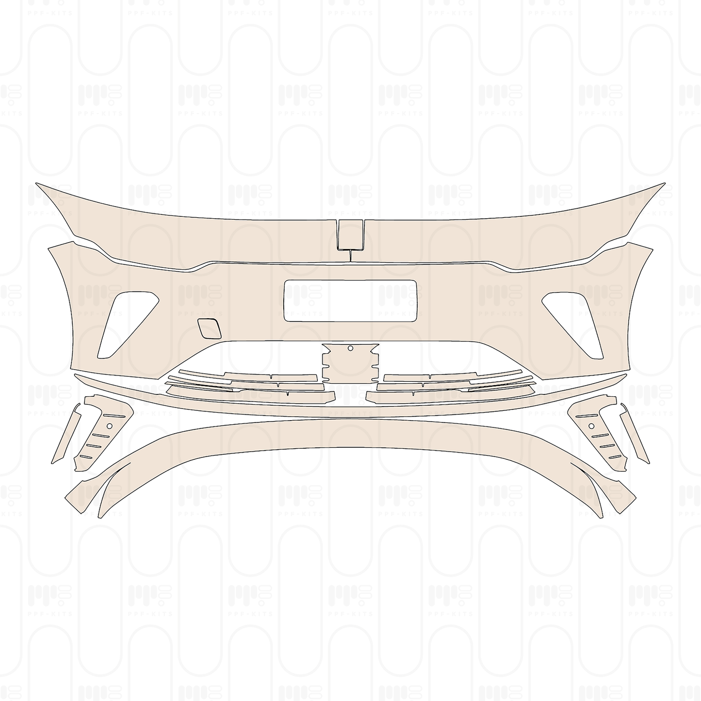 Pre-Cut PPF Zeekr 7X (CN) 2026