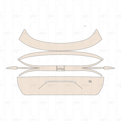 Pre-Cut PPF Zeekr 7X (CN) 2026