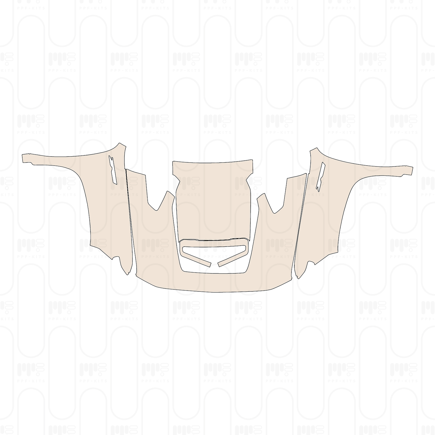 Hood+Fender One-piece design