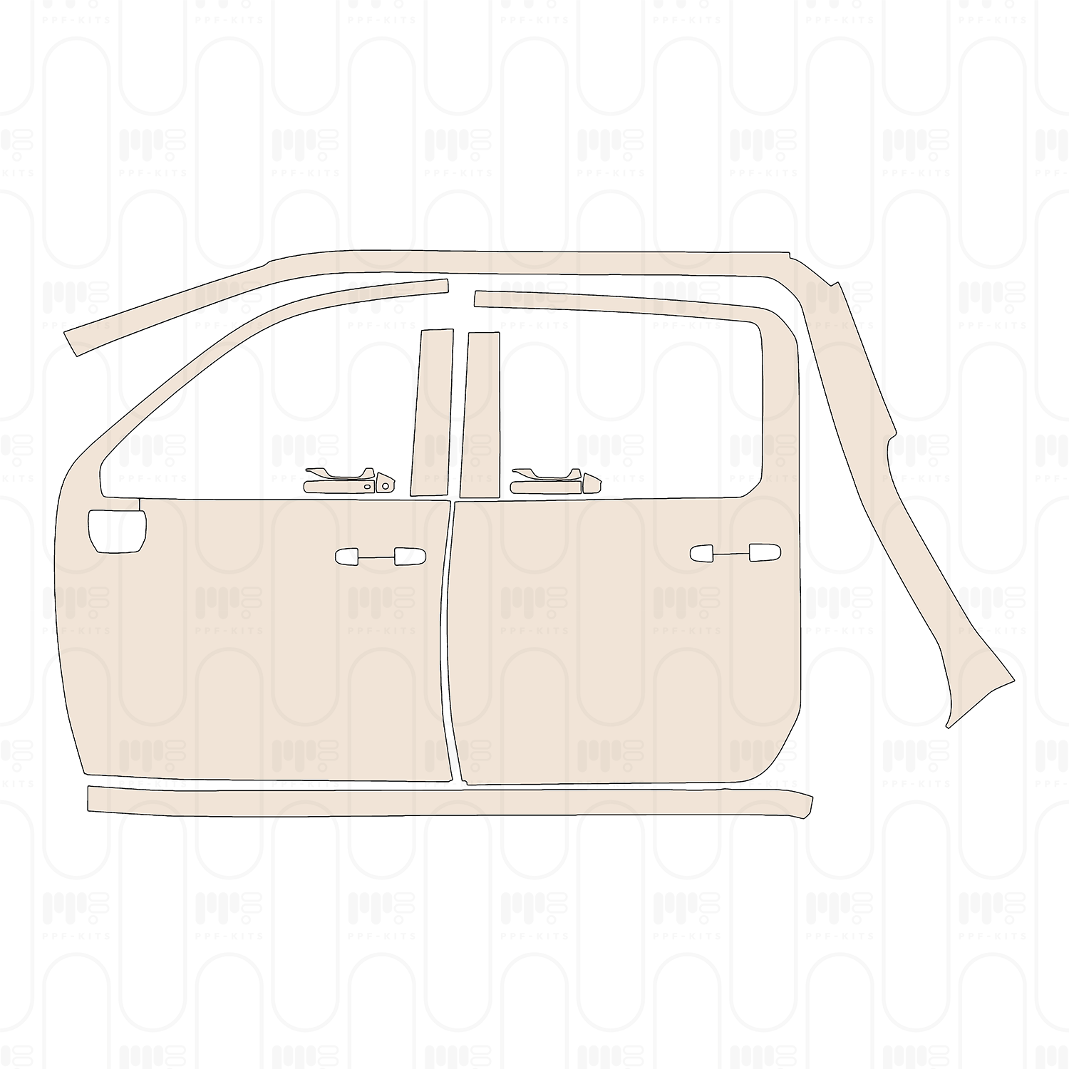 Rear Wheel Impact Area Kit