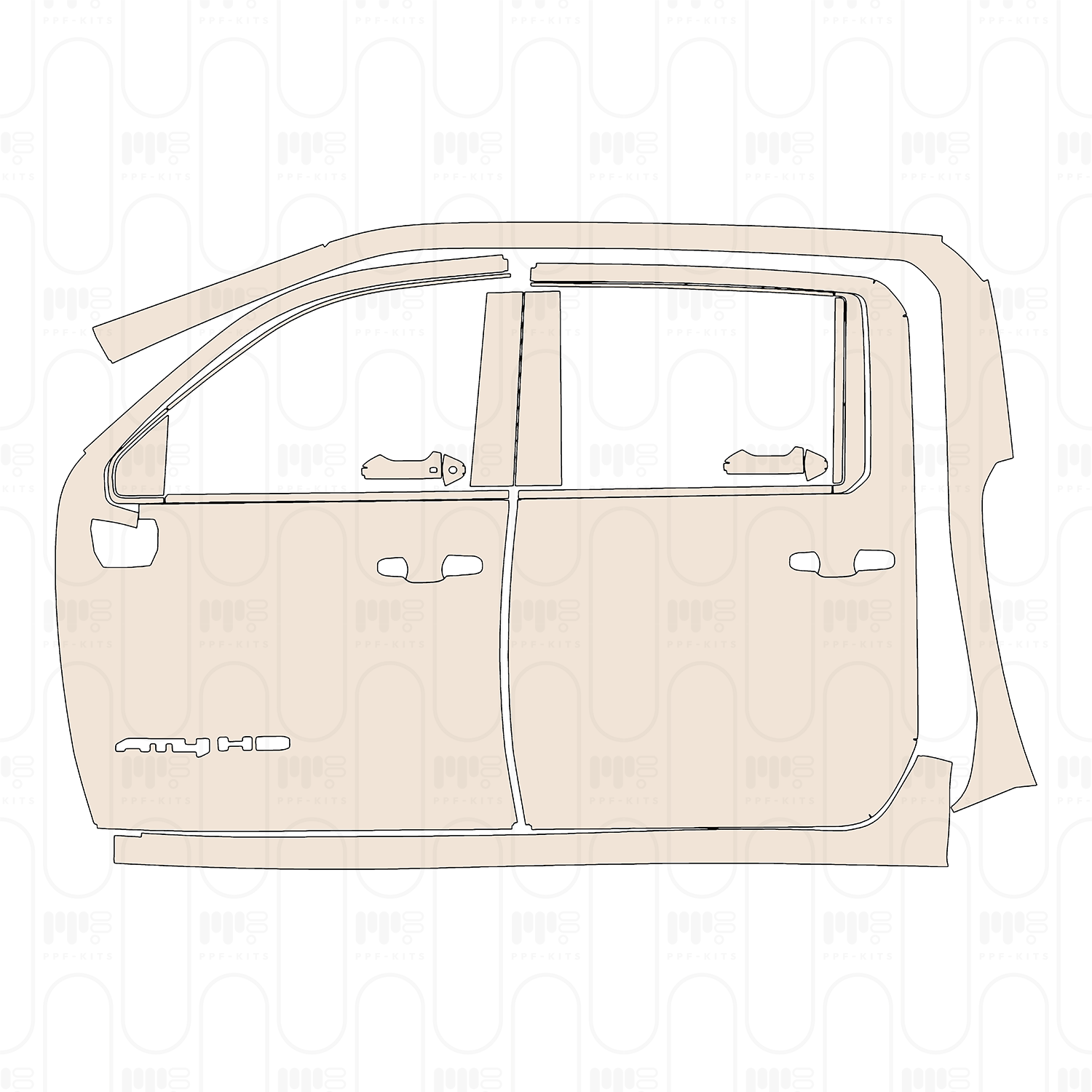 (right) Door+Side Skirt