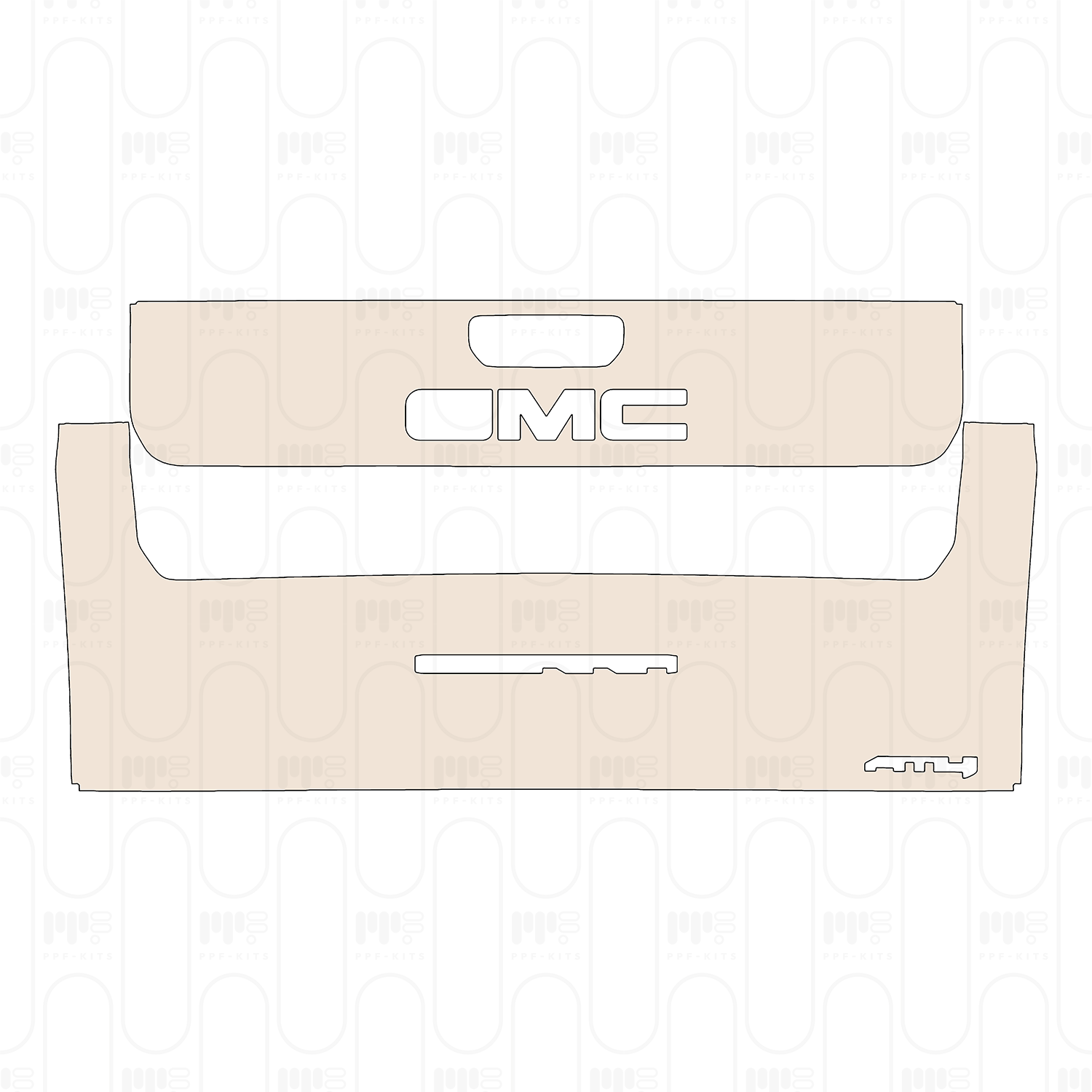 Rear Bumper with 2 PDC (Parking Sensors)