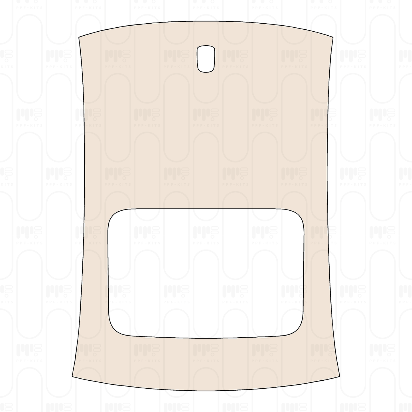 Roof without sunroof