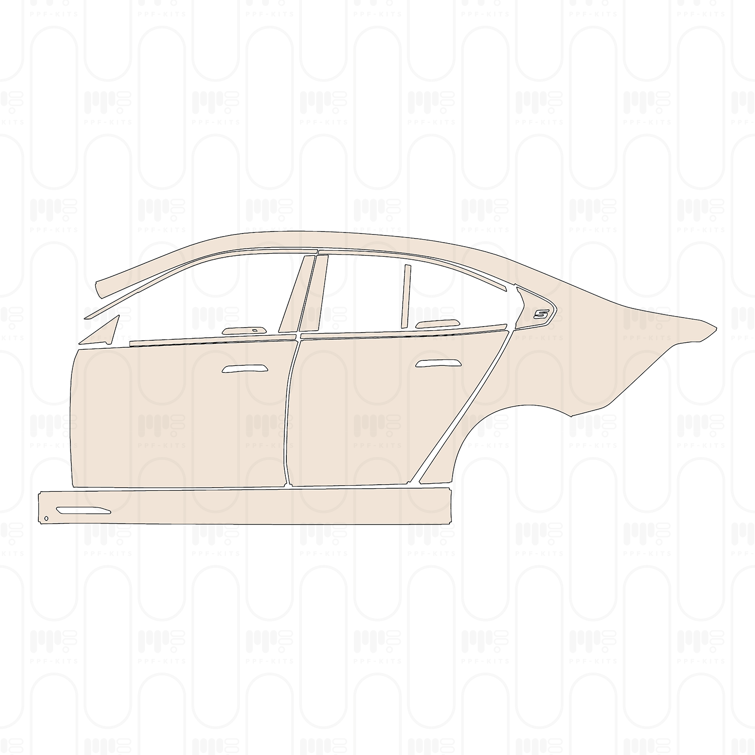 Rear Bumper with 2 PDC (Parking Sensors)
