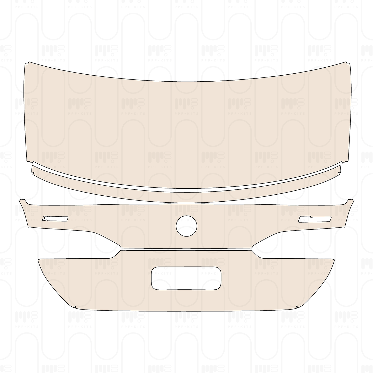 Door Handle+Door Handle Insert for Left Hand Drive