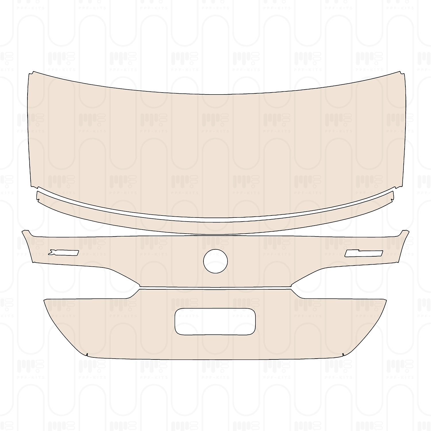 Door Handle+Door Handle Insert for Left Hand Drive
