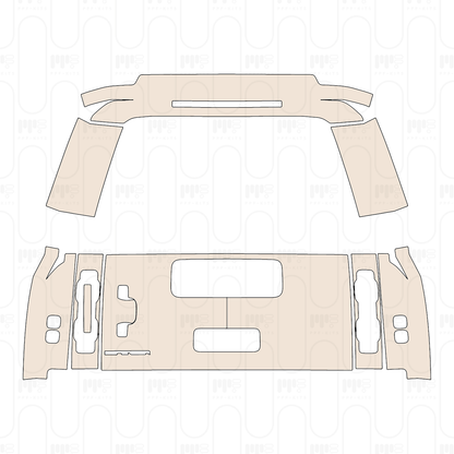 Rear Bumper with 6 PDC (Parking Sensors)