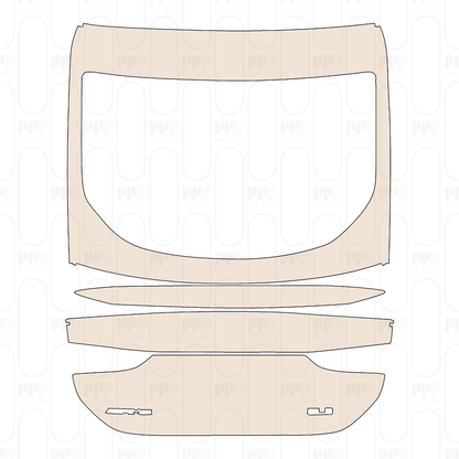 Trunk Lid with "AMG" & "GLE" Emblems