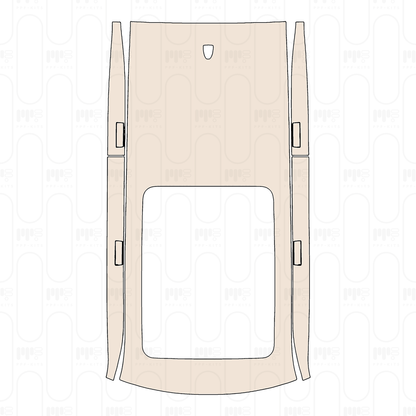(left) Door+B-Pillar+Rear Fender with "GXX0" Emblem on rear Fender