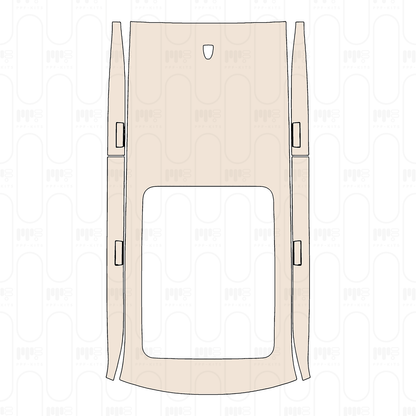 (left) Door+B-Pillar+Rear Fender with "GXX0" Emblem on rear Fender