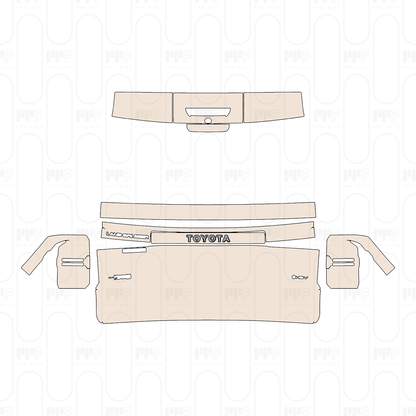(right) Door+Side Skirt+Rear Fender without offroad design Package