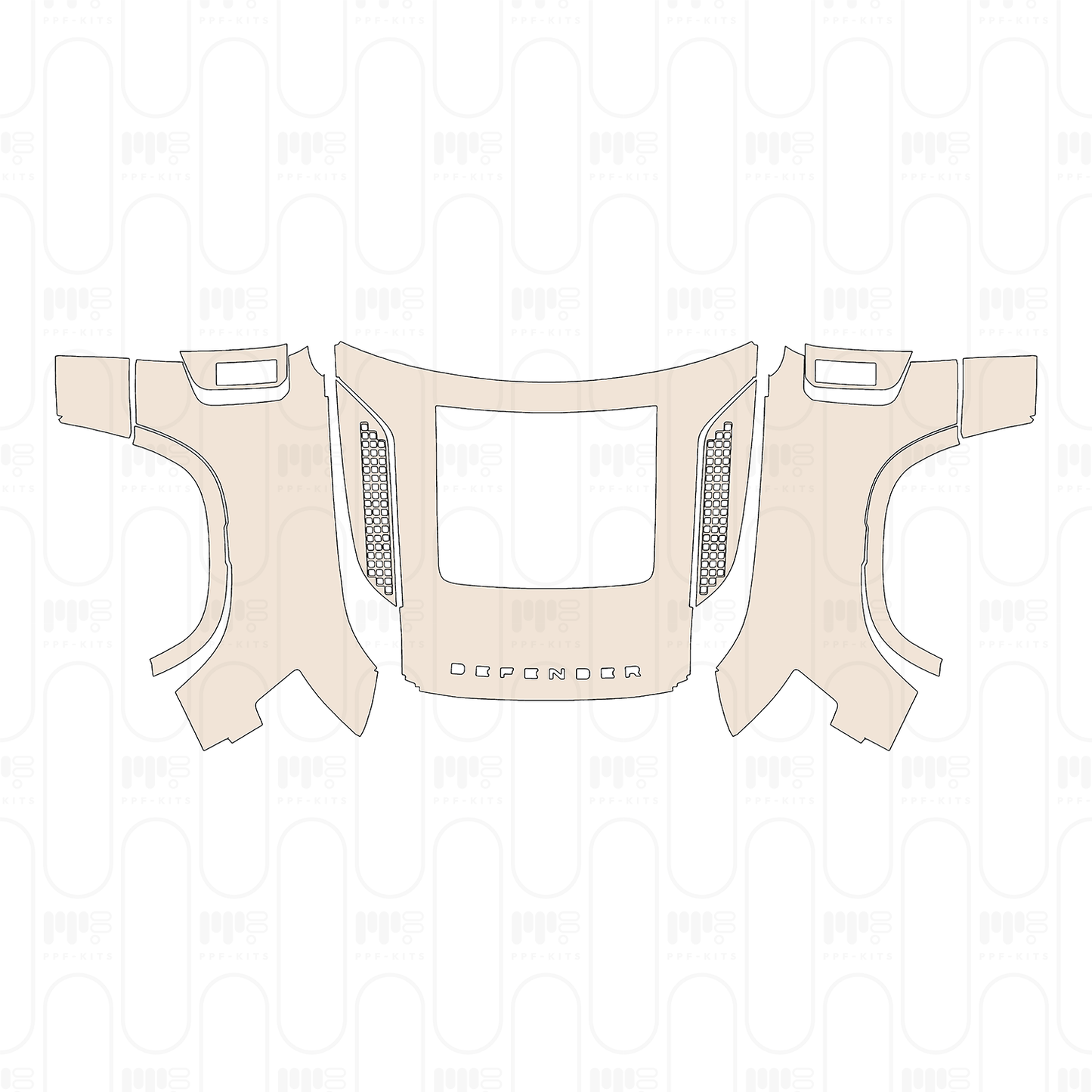 Roof without sunroof