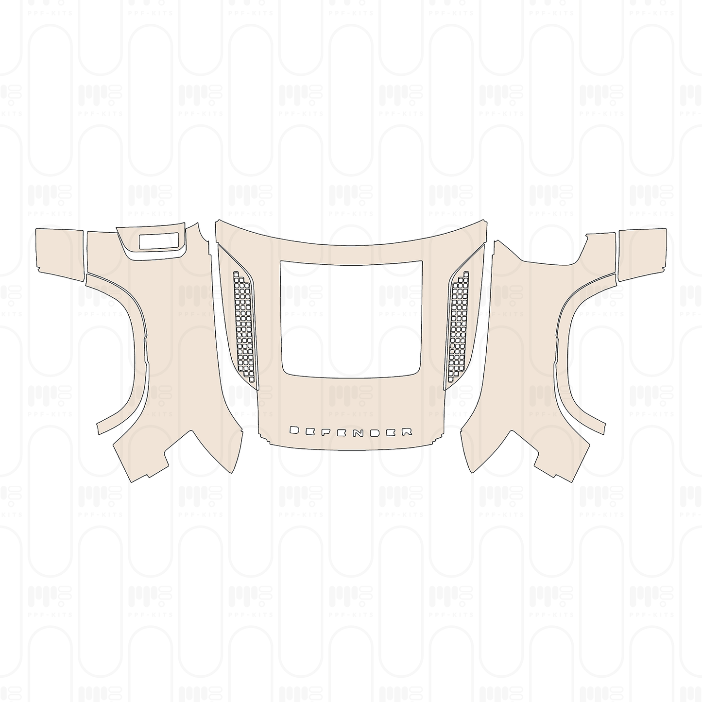 (left) Door+Side Skirt+Rear Fender