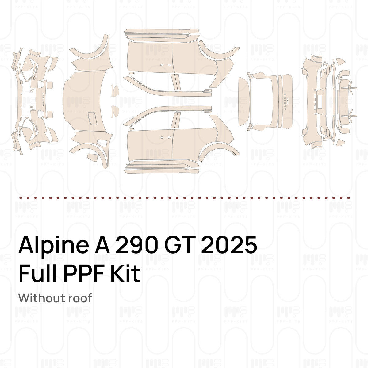 Without roof / PPF-Kits PK-G2