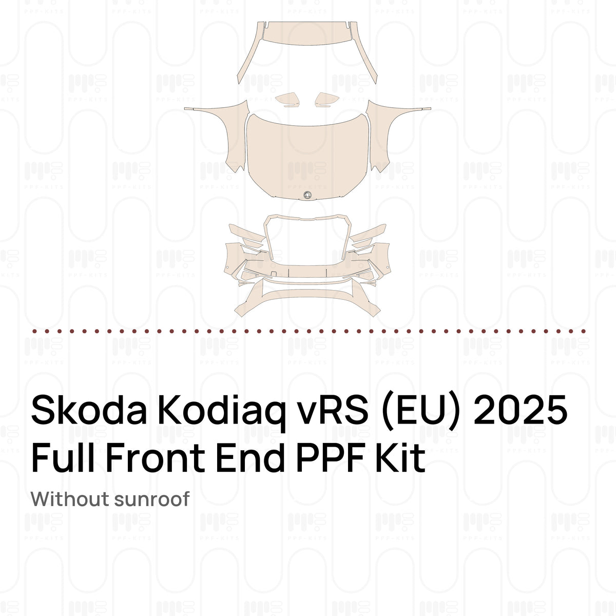 Without sunroof / PPF-Kits PK-G2