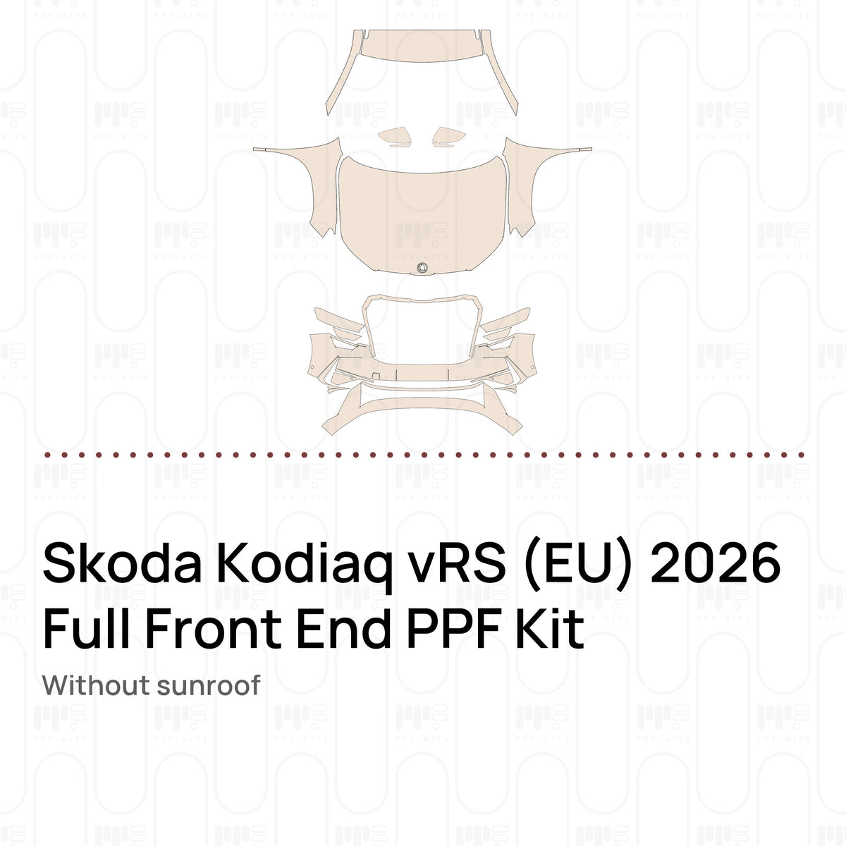Without sunroof / PPF-Kits PK-G2
