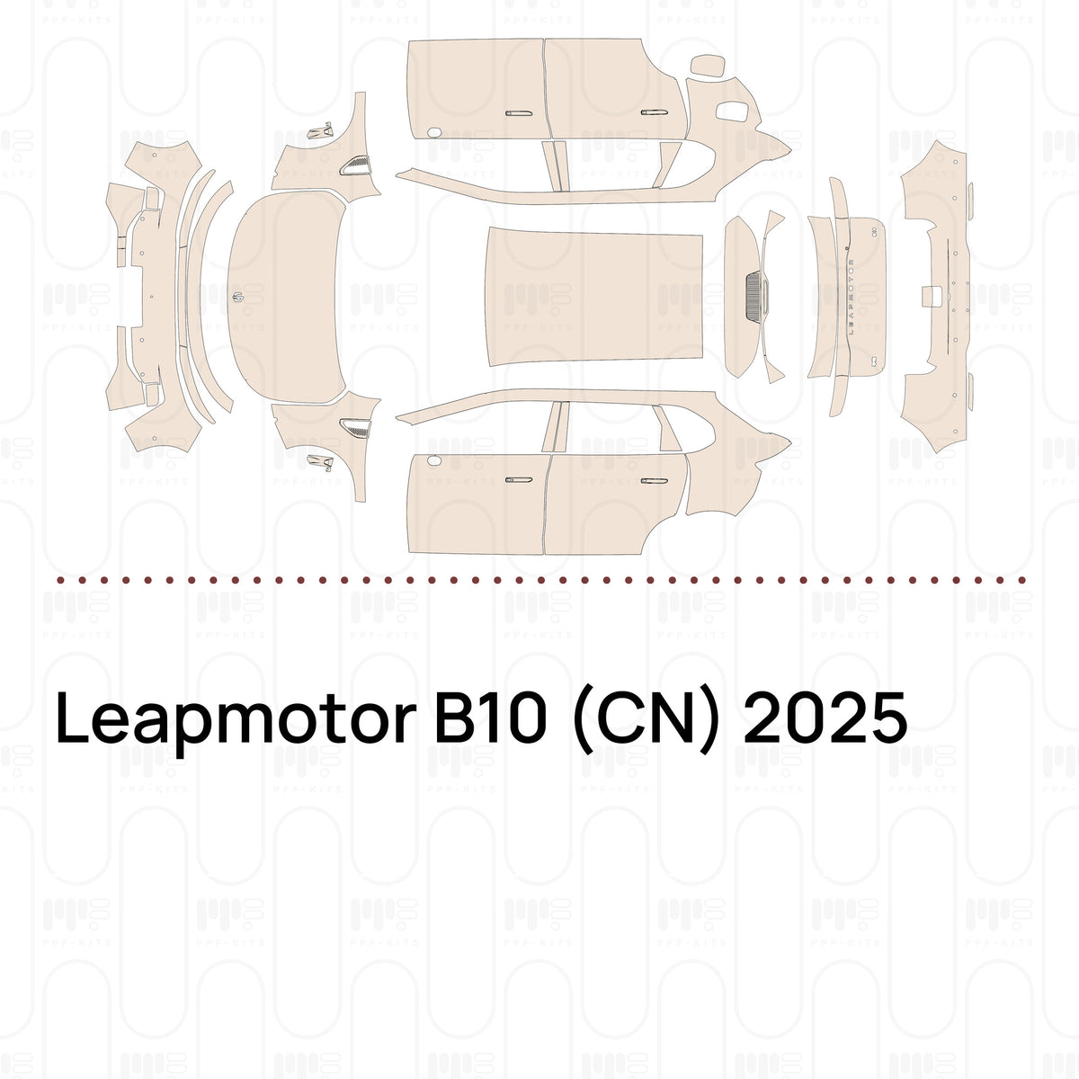 Bumper+Headlamp with license plate frame cutout, with 6 PDC (Parking Sensors) and 1 Camera