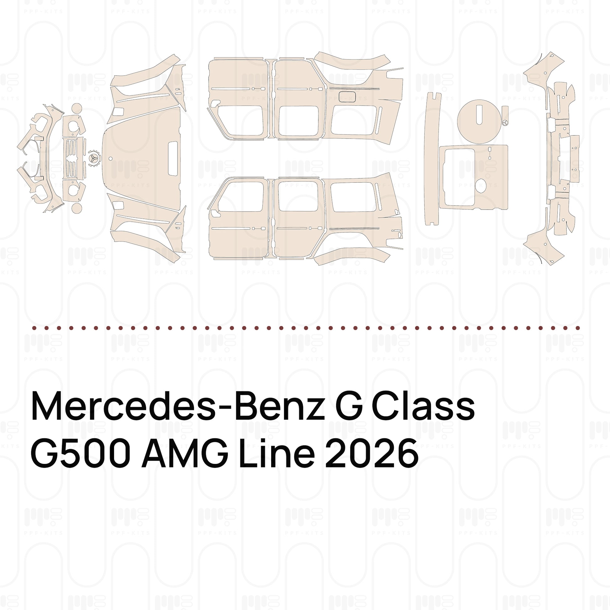 Bumper+Grille+Headlamp with 2 PDC (Parking Sensors)
