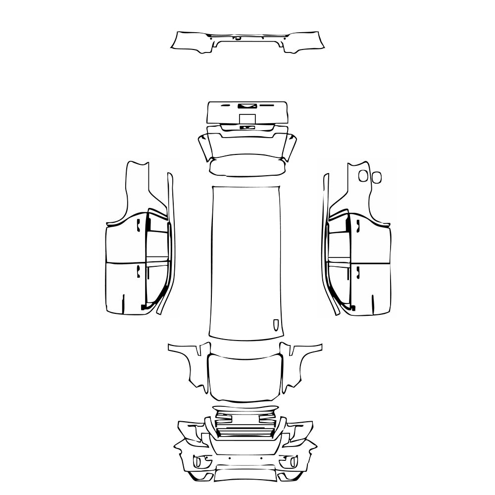 Pre-Cut PPF GMC Yukon  SLT 2021 - PPF-Kits