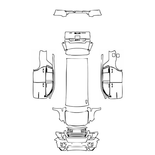 Pre-Cut PPF GMC Yukon  SLT 2021 - PPF-Kits