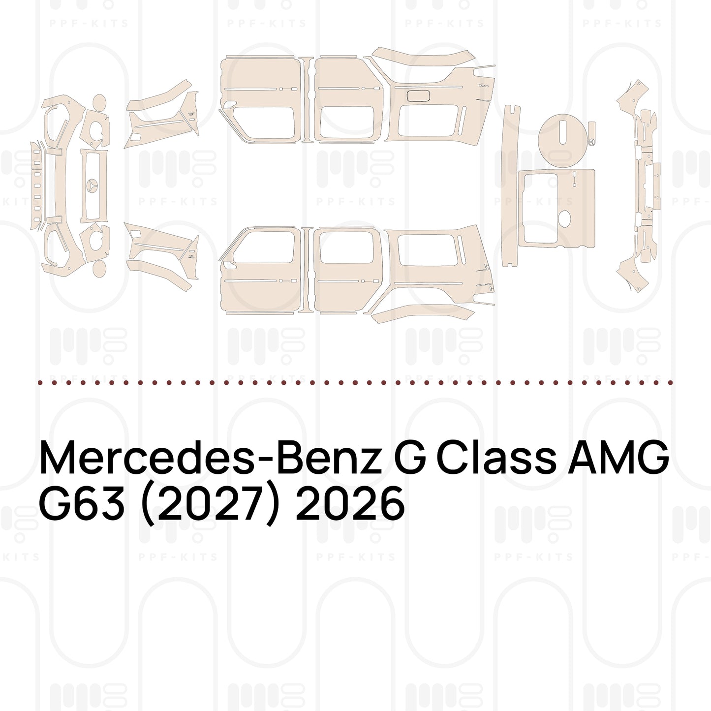 Pre-Cut PPF Mercedes-Benz G Class AMG G63 (2027) 2026