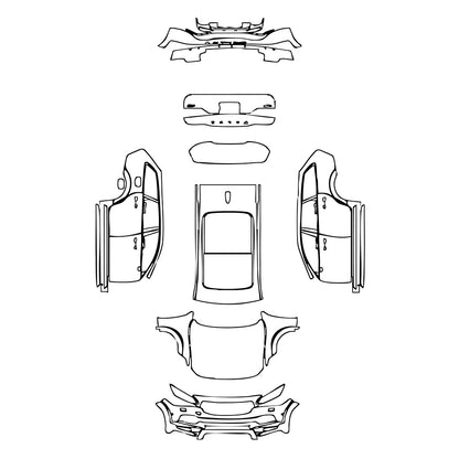 Pre-Cut PPF Volvo V90  Cross Country 2021 - PPF-Kits